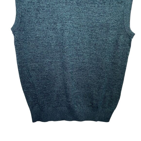 AG Adriano Goldschmied Sweater Vest Mens M Blue Cashmere Blend V-Neck Preppy NEW - Picture 5 of 9